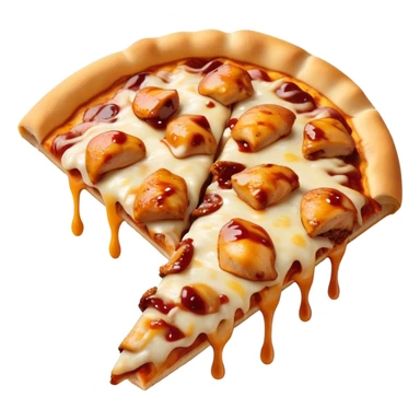Bbq chicken pizza sticker