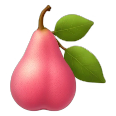 Poire rose sticker