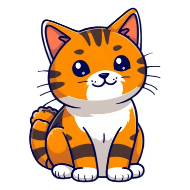 Tabby Cat sticker