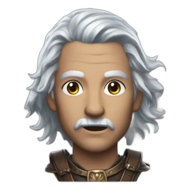 gale from baldur's gate III sticker