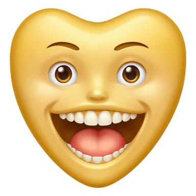 gold tooth no smile sticker