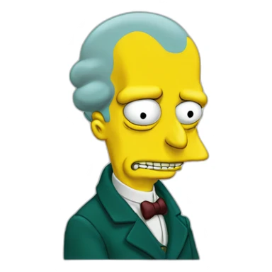 mr burns young meme sticker