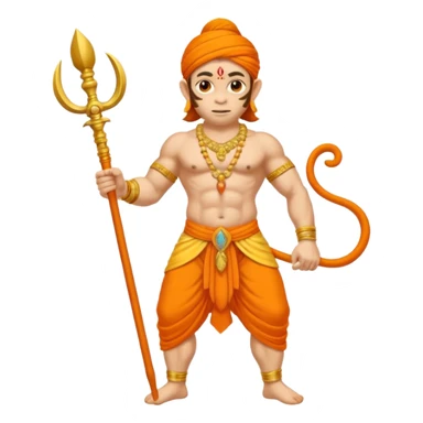 Bal hanuman sticker