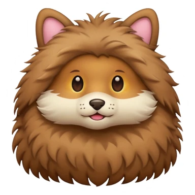 furry clothes sticker