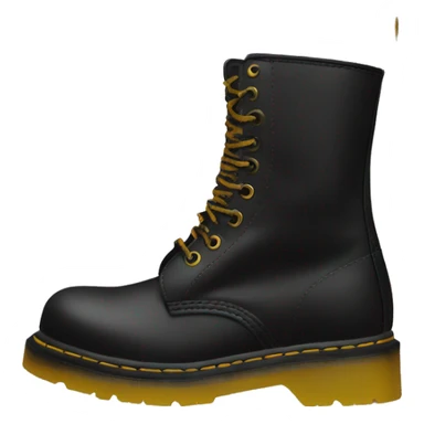 Dr Martens boot black sticker
