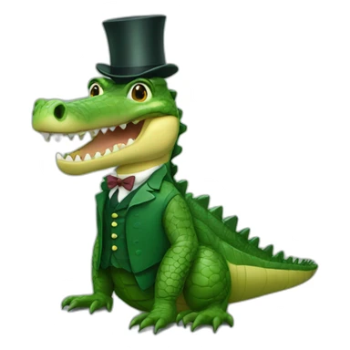 Sir crocodile  sticker