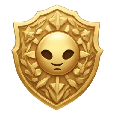 golden badge sticker