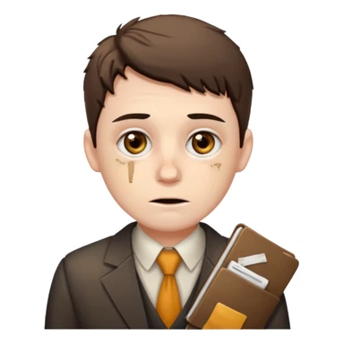 accountant covered in shit sticker