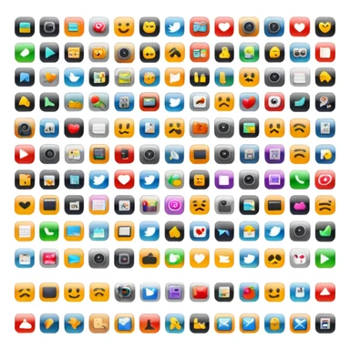 A grid of photos and videos sticker