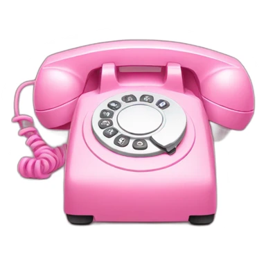 Pink phone sticker