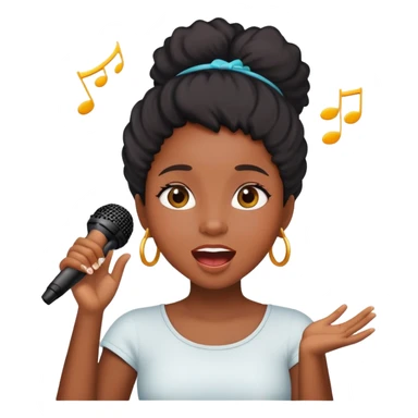 Black dat girl singing sticker