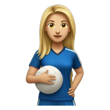 Handball féminin sticker