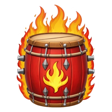 SHAMAN DRUM FIRE sticker