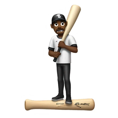 Negan baseball bat sticker