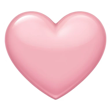 Light pink heart sticker