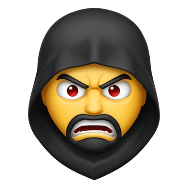 evil terrorist emoji sticker