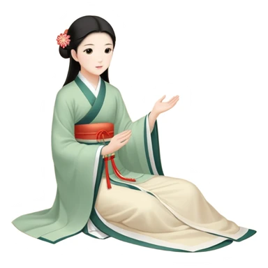 一个正在认真想办法的白人小女孩，她背着一个粉色的书包，扎着马尾 sticker