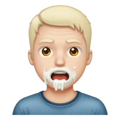 frothing at the mouth sticker