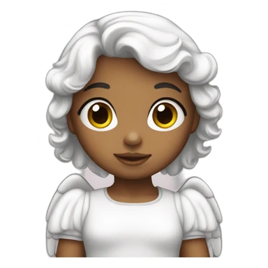 cute girl angel sticker