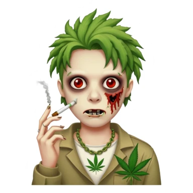 make me zombie high from weeds sticker