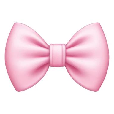 Baby pink bow sticker