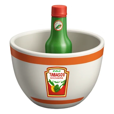 tabasco bowl sticker