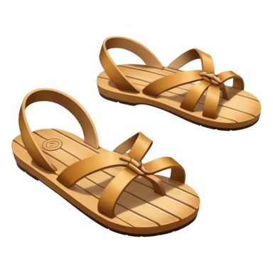 japanese wooden sandals sticker