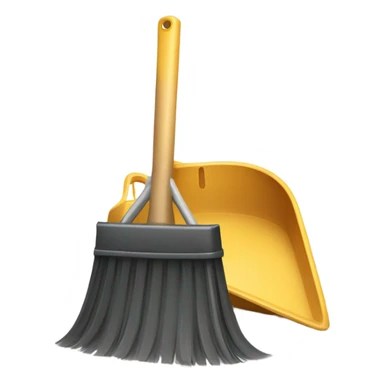 old Broom & Dust Pan sticker