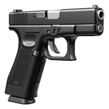 Crea un emoji con una Glock  sticker