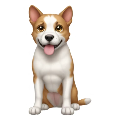 dog cat hybrid sticker
