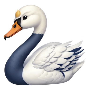 The white swan and the sailor sticker