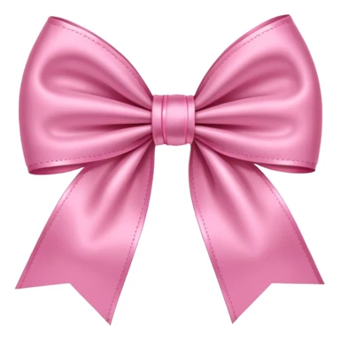 Pink cute bow sticker