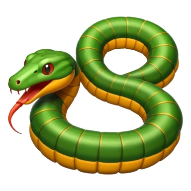 I'll generate a snake emoji in the form of a scolopendra as shown in the photo sticker