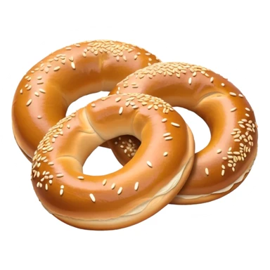 simit Turkish sesame bagel variation 4 sticker