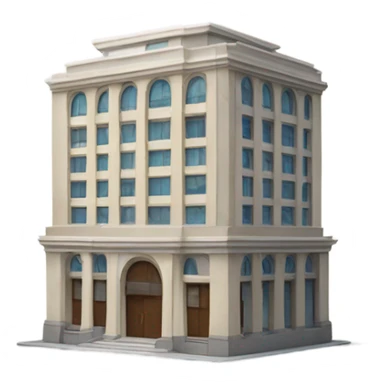 Edificio con una tapa sticker