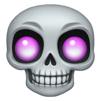 monster high skull sticker