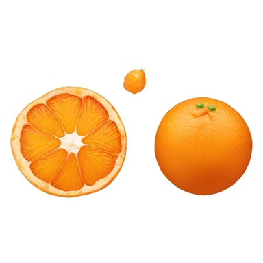 peeled tangerine sticker
