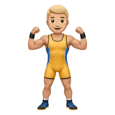 Wrestling Emoji sticker