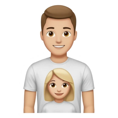 A avartar like a boyfriend send to a girl friend through message:wifey sticker