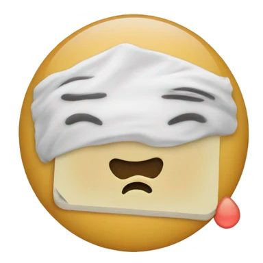 emoji with a sleeping tablet, look zoned ou sticker