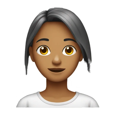 una adolescente con la habitación desordenada  sticker