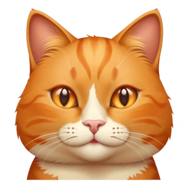 an orange cat saying "gracias" sticker