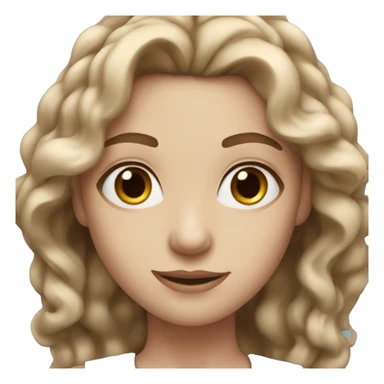 Dancer with fair skin, brown hair & blue eyes  sticker