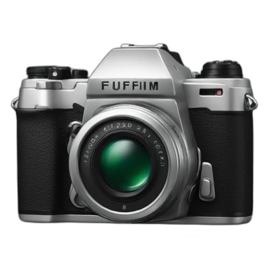 black fujifilm camera sticker