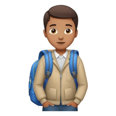 I am standing in the classroom. sticker