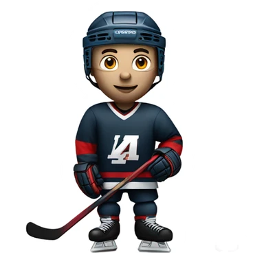 Hockey and wine sticker