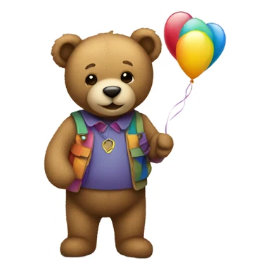 🧸holding 🎈 sticker