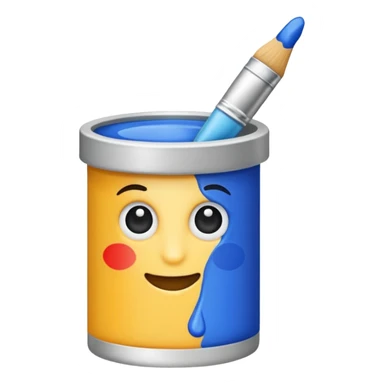 artist paint tube  sticker