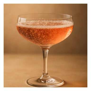 rose champagne in a couple glass, elegant, sparkling, celebratory sticker