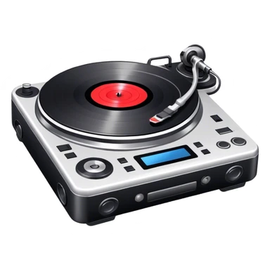 DJ turntable sticker